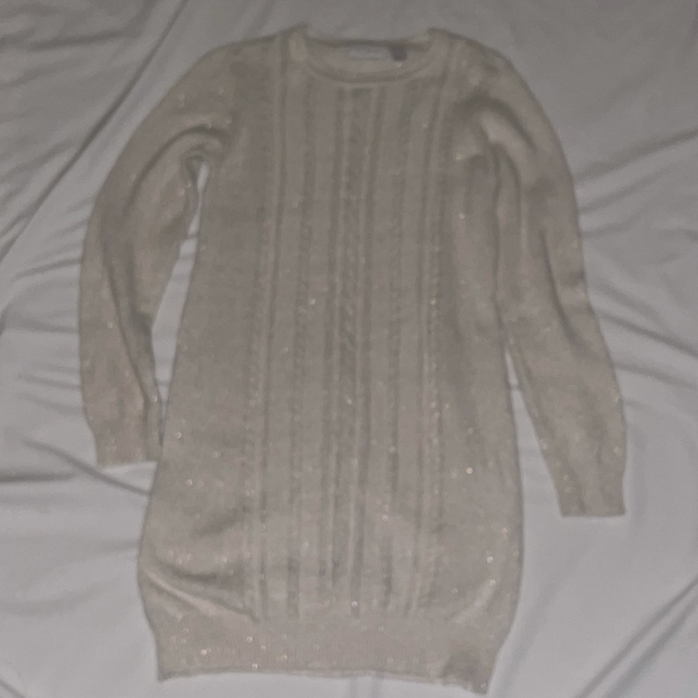 Children’s Place: XL (14) Cream Sweater Dress